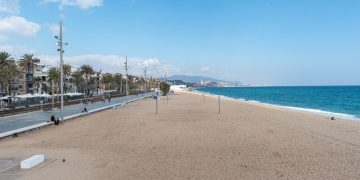 Platja de Badalona. Banc de fotos Revista de Badalona. Autor, Enric Estevez