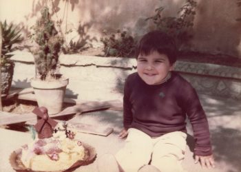 Quicu Vera amb una mona